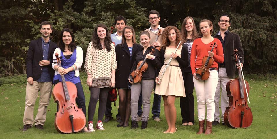 Some of the musicians in one of the concert